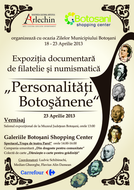 Personalităţi-Botoşănene - Arlechin - BOTOSANI SHOPPING CENTER