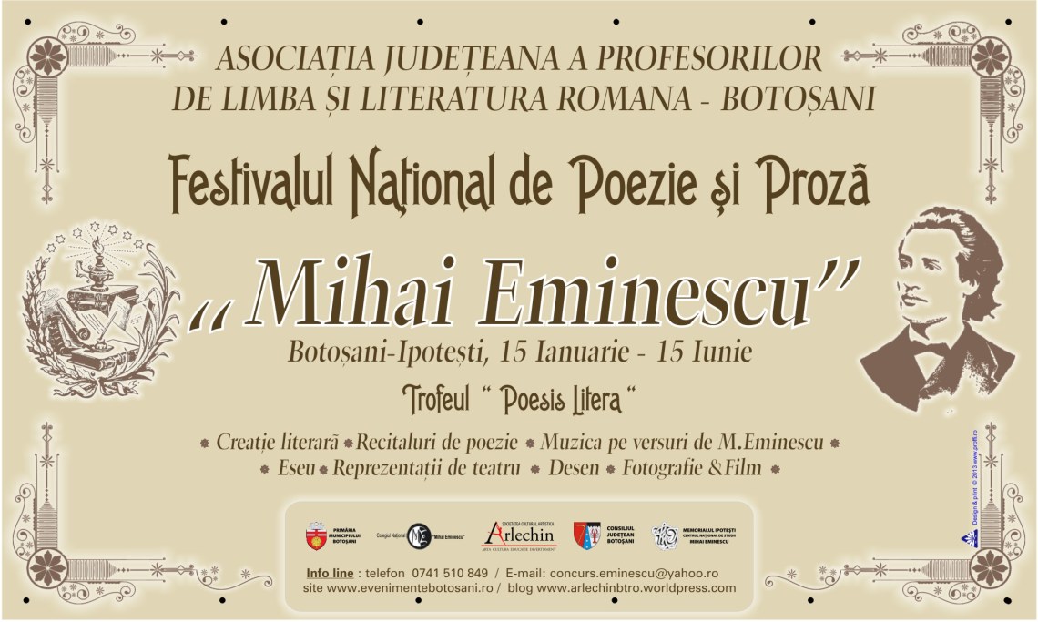 Mihai Eminescu - Festivalul National de Poezie si Proza