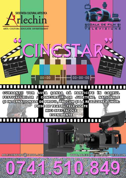 Scoala de film si televiziune Cine Star - ARLECHIN BOTOSANI