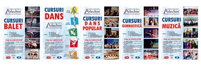 Cursurile, evenimentele şi activităţile (re)creative potrivite pentru tine şi prietenii tăi!

Vino alături de noi în lumea minunată a copilăriei!
La ARLECHIN vei găsi cei mai buni profesori, instructori, profesori, artisti şi actori.

Vino şi tu! Aici te vei simţi minunat!
Îţi vei face noi prieteni!
Vei intra în lumea magică a teatrului, dansului, muzicii, modei, filmului şi televiziuni! Vei participa la cele mai în vogă concursuri şi spectacole!

Vei deveni cu siguranţă un mare STAR!

Pentru înscrieri şi detalii :
telefon: 0741.510.849
( Flavius Damean – coordonator proiecte)
tel / fax: 0231.511117
e-mail: cursuribotosani@yahoo.ro / arlechinbtro@yahoo.com
blog: www.arlechinbtro.wordpress.com
site web: www.cursuribotosani.wordpress.com

Activităţi recomandate şi susţinute de Centrul de Impresariat şi organizare evenimente – www.impresarieri.ro