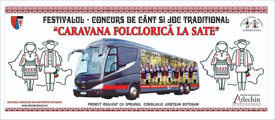 Weekend-ul acesta, copii și tineri din comuna Mileanca vor fi ambasatori ai proiectului ,,Caravana folclorică la sate” prin participarea la spectacolul de cânt și joc